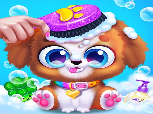 Play: Newborn Puppy y Mommy Dog Pet Salon Doctor Daycare Img