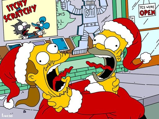 Play: Simpsons Christmas Jigsaw Puzzle Img