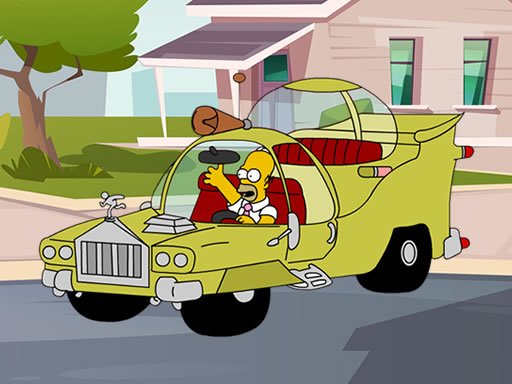 Play: The Simpsons Car Jigsaw Img