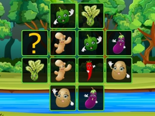 Play: Vegetable Cards Match Img