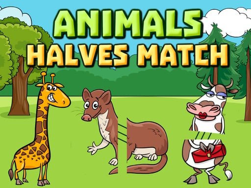 Play: Animals Halves Match Img