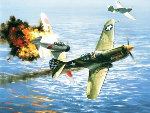 Play: Aviation Art Air Combat Slide Img