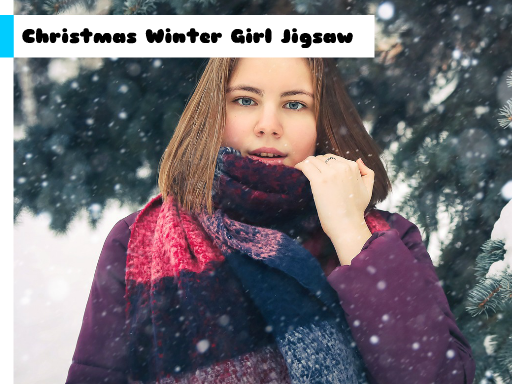 Play: Christmas Winter Girl Jigsaw Img